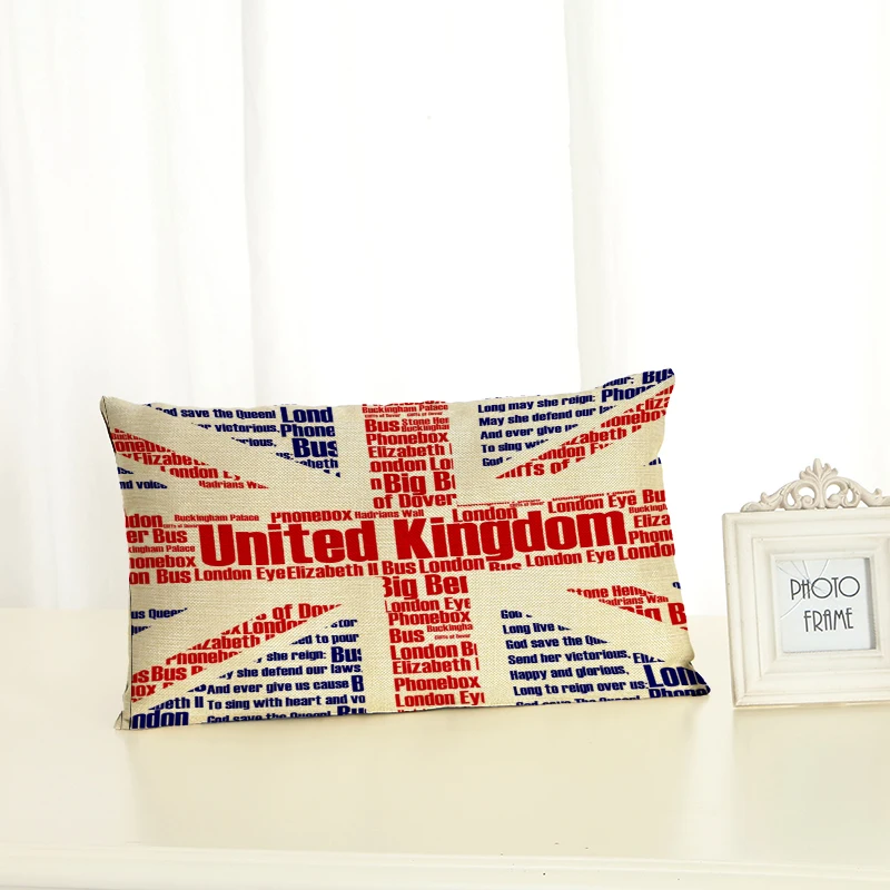 Персонализированный флаг наволочки модные креативные украшения для дома 30x50