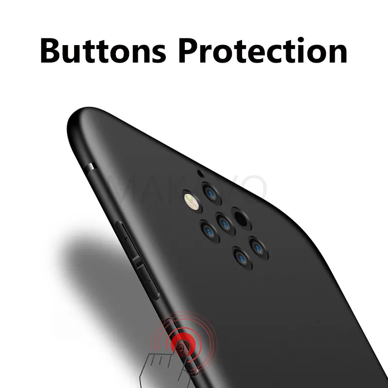 MAKAVO для Nokia 9 PureView чехол тонкий матовый мягкий чехол s для Nokia Nokia9 Pureview чехол для телефона s