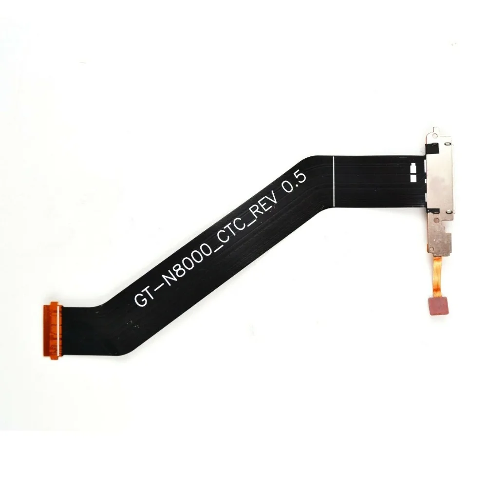 Гибкий зарядный USB кабель с микрофоном для Samsung Galaxy Note 10 1 GT N8000 N8010|Шлейфы мобильных
