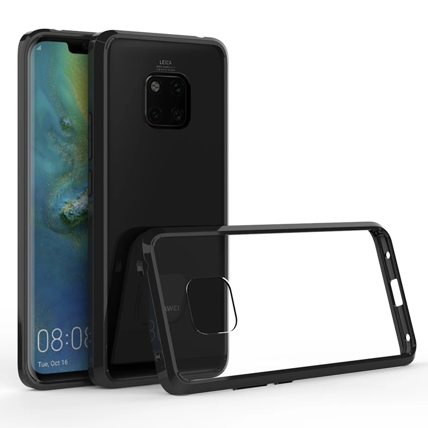 Мягкий силиконовый чехол из ТПУ/поликарбоната для Huawei Mate 20 Pro Fundas Capa