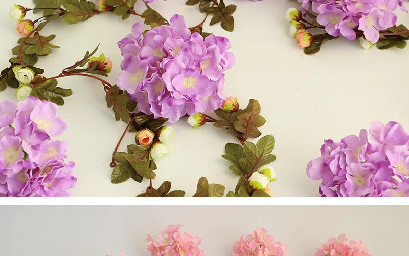 25 шт. DIY Искусственные головки цветов Гортензия пион шелковые свадебные цветы цветочные стены фон для отеля фоновое украшение