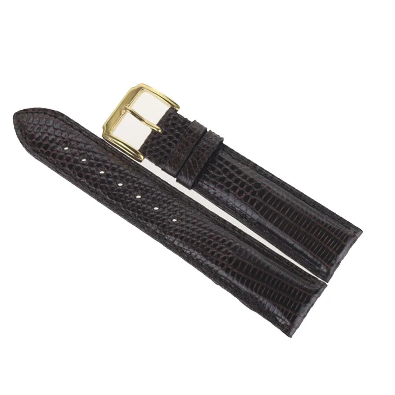 ISUNZUN ремешки для часов Patek/Philippe/Emperor/Camel/Movado/Tudor/Glamour 18 19 20 21 22 мм Кожа Ящерицы часы кожаный ремешок ремни