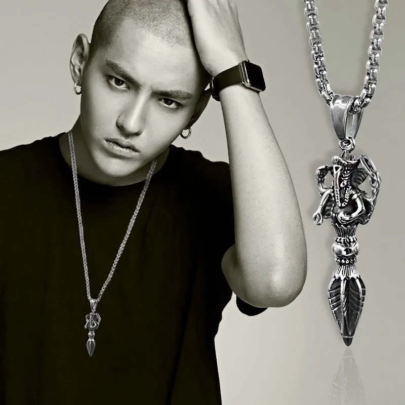 Горячая демон благодаря чему кулон &quotпестик&quot ожерелье для мужчин китайский