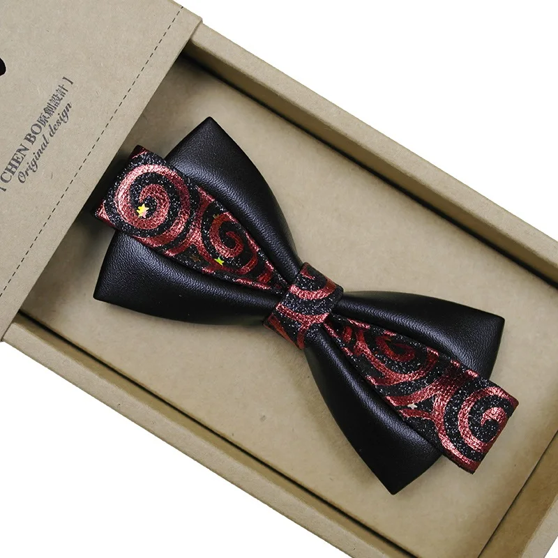 Модные галстуки-бабочки для мужчин галстук-бабочка в британском стиле широкий