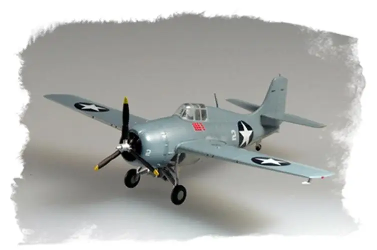 США Grumman F4F дикий кот самолет боец VMF 223 1/72 без литья под давлением легкая модель| |