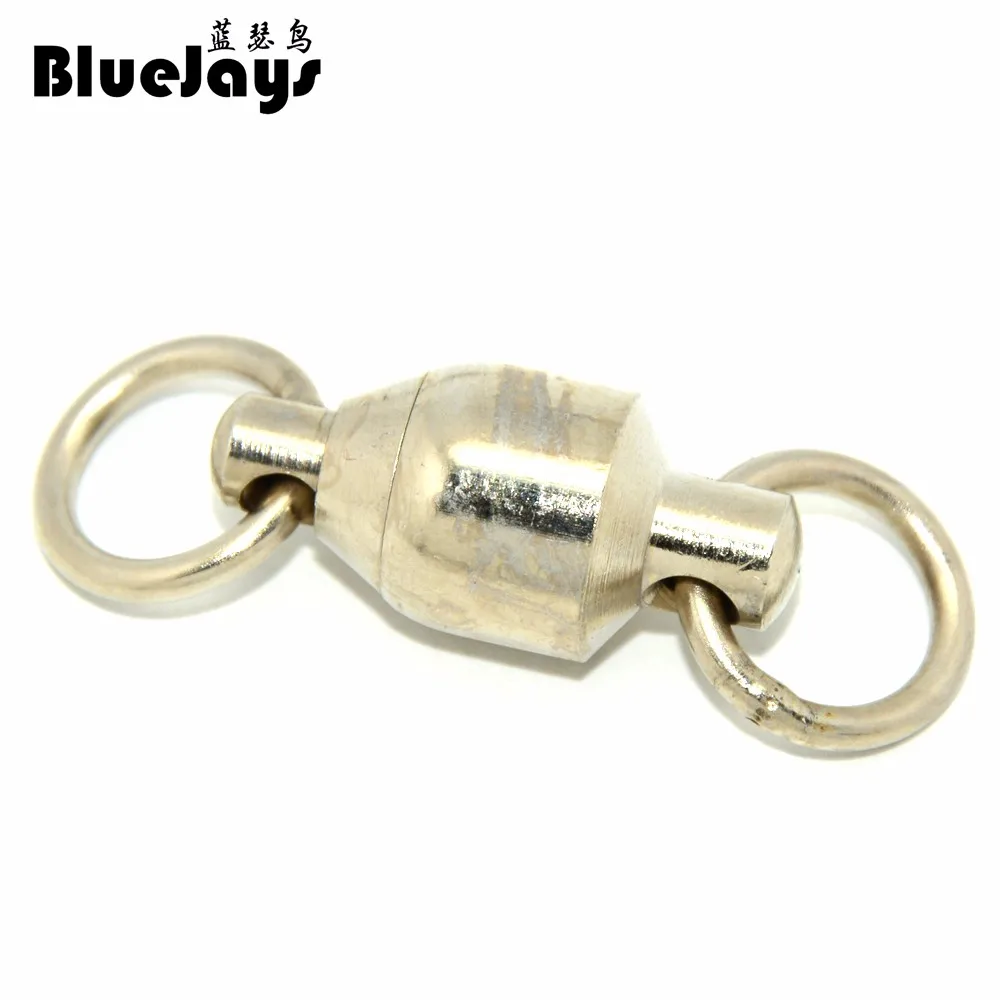 BlueJays 10 шт. большой тянуть 100 кг-230 кг шариковый подшипник вращающиеся твердые кольца море океан слово Форма Нержавеющая сталь рыболовный крючок разъемы