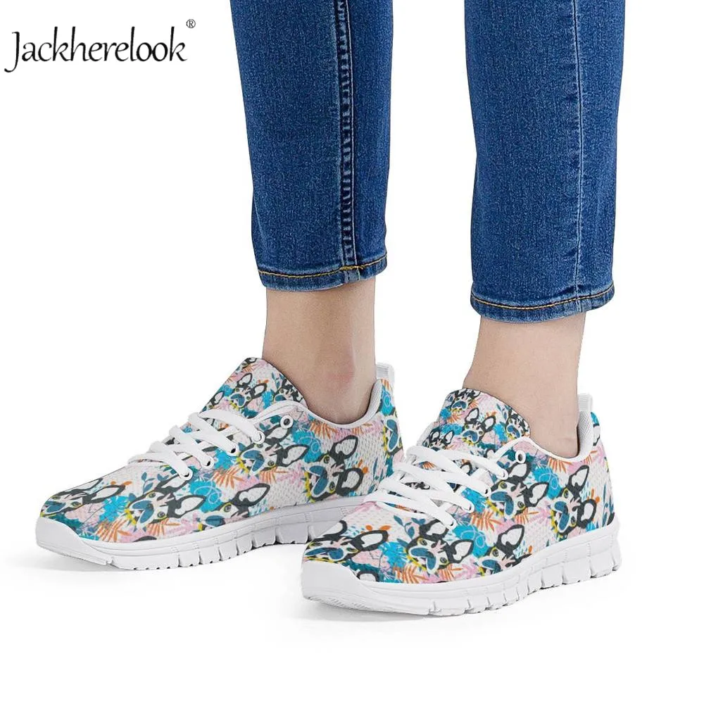 Кроссовки Jackherelook женские с вулканизированной подошвой милые дышащие сетчатые