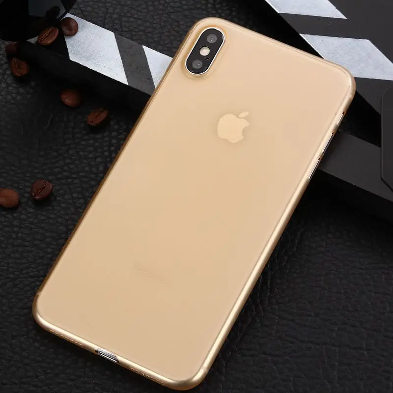Матовый чехол для iPhone Xs Max Xr ТПУ Мягкий силиконовый X 8 7 плюс 6 s 5 5S ультра тонкий