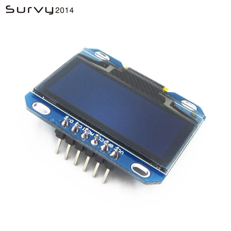 1.3 inch OLED Module White Color 128X64 LCD LED Display SPI IIC I2C | Электронные компоненты и принадлежности