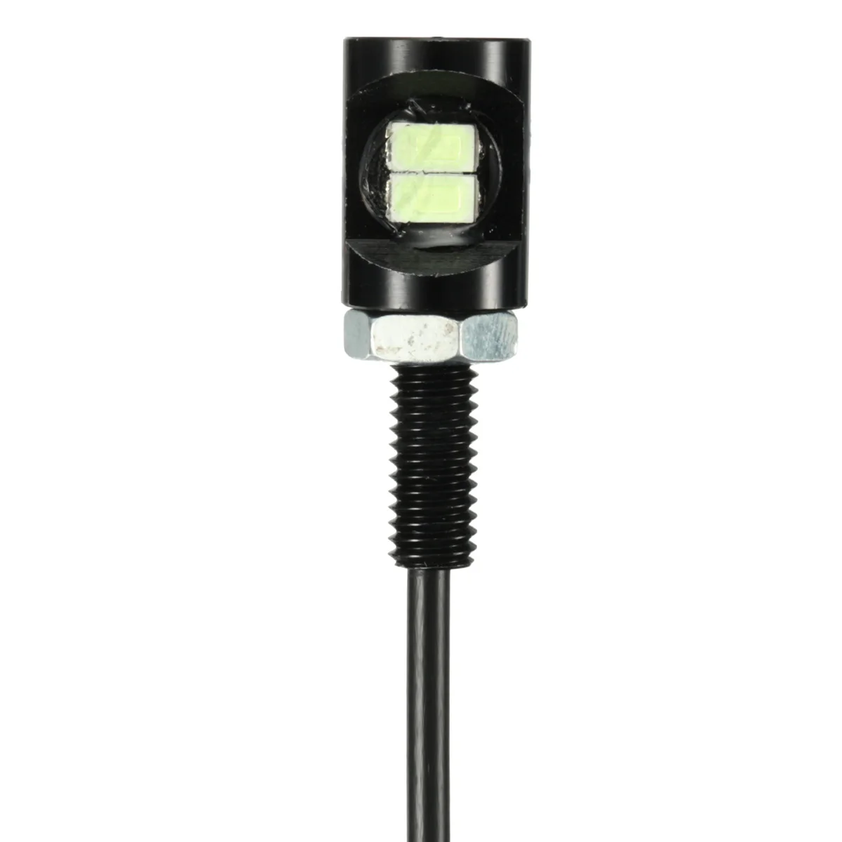 2 предмета 12V 2-светодиодный SMD мотоциклов автомобиля номерной знак на шурупе-болте светильник лампа