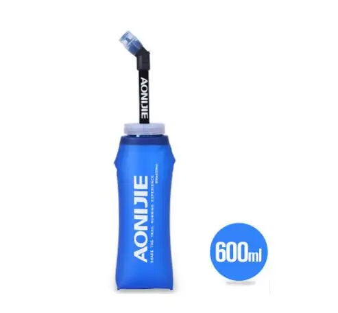 600ml soft bottle AONIJIE 5L Женский Мужской марафон жилет-рюкзак против обезвоживания для 1.5L сумка для воды велосипедный походный мешок открытый спортивный рюкзак для бега - Цвет: 600ml soft bottle