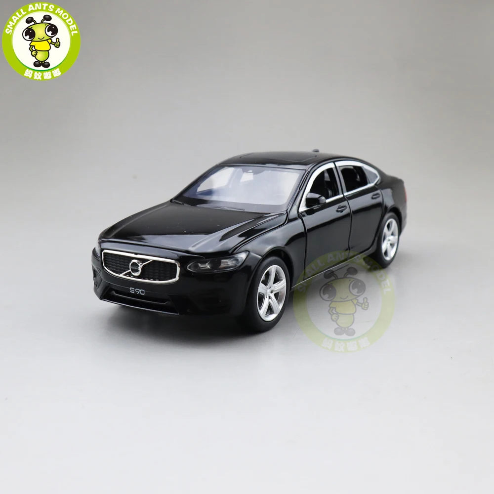 1/32 JACKIEKIM Volvo S90 литая модель автомобиля игрушки для детей Подарки для мальчиков девочек звуковое освещение