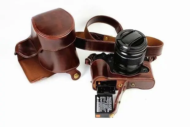 Новая роскошная сумка для камеры из искусственной кожи чехол Fuji XT1 XT 1 крышка с
