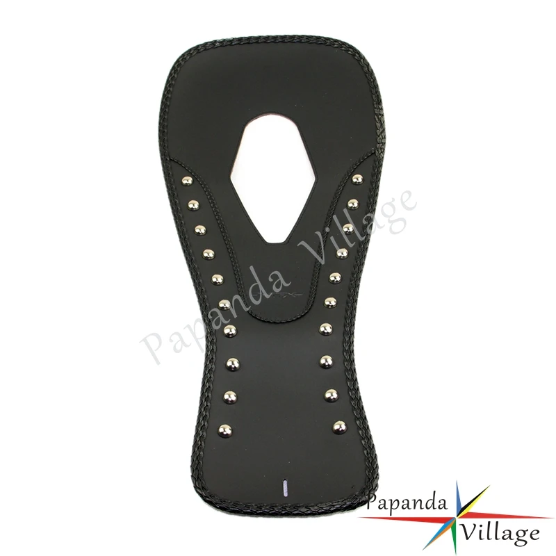 Черная кожаная накладка на Бензобак Мотоцикла Papanda защитный чехол бензобак для