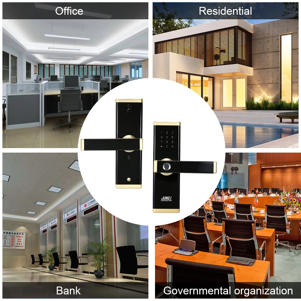 Безопасности интеллигентая (ый) комнаты дверной замок отпечатков пальцев пароль