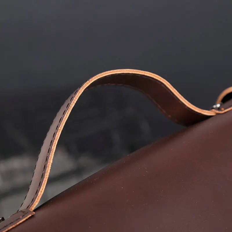 Модный мужской портфель, кожаная мужская сумка, 12 дюймов, сумка для ноутбука, деловая сумка на плечо для мужчин