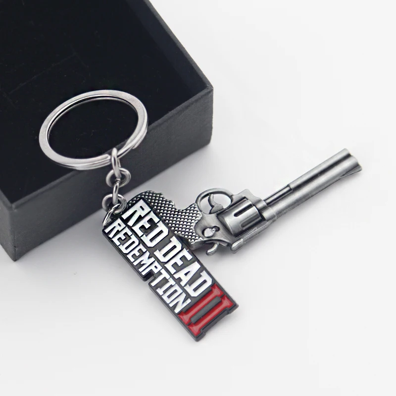 Лидер продаж игровые бирки для связки ключей Red Dead 2 Модные металлические