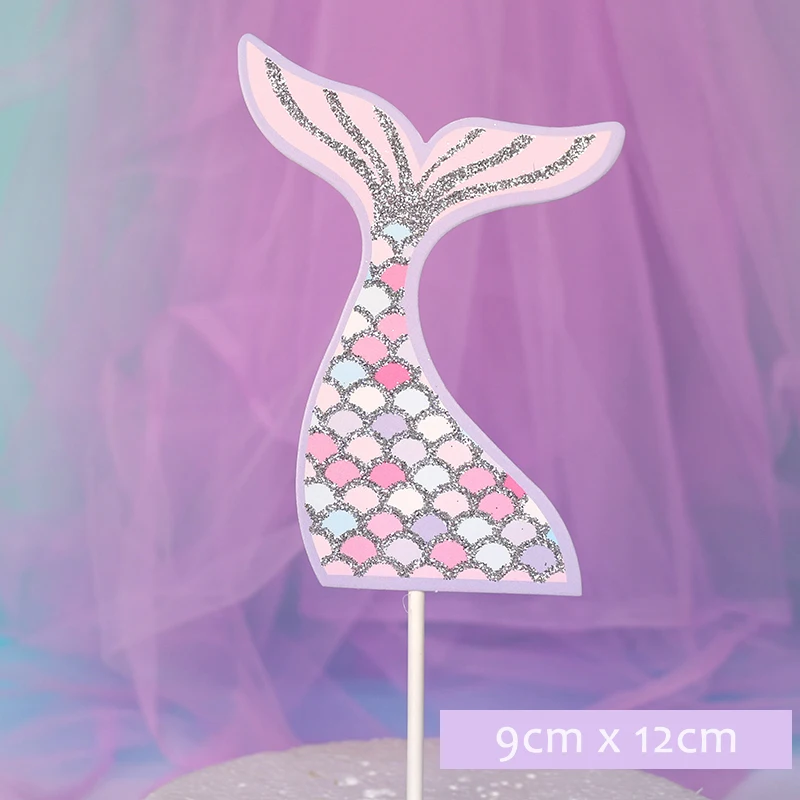 Блестящий подводный мир торт Топпер домашнее украшение торта выпечки детей день