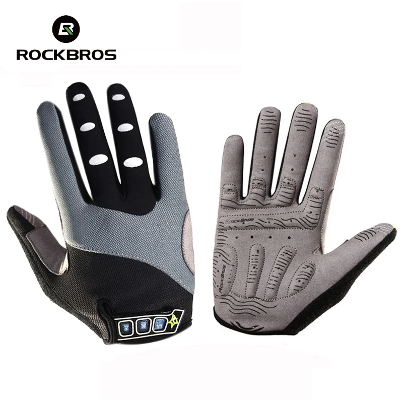 Велосипедные перчатки ROCKBROS GlovesFull Finger мужские и женские для езды на велосипеде с