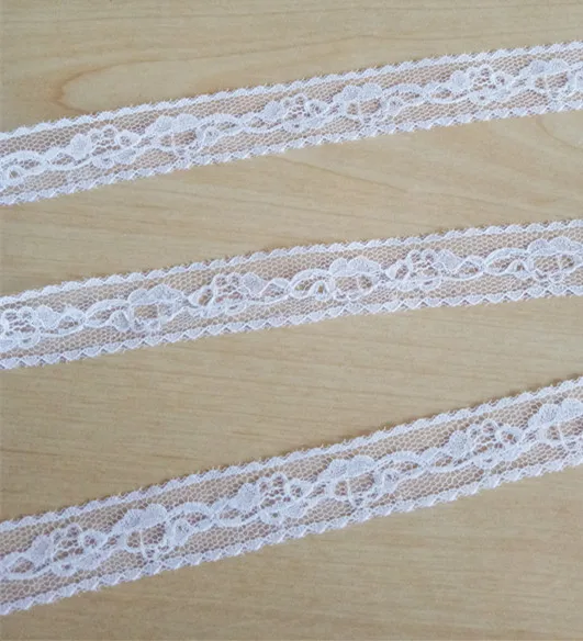 Width 2CM Хит, 10 ярдов, белая кружевная отделка, лента, вышитая отделка, повязка на голову, украшение для свадебной вечеринки, одежда, сделай сам, для шитья, аксессуары - Цвет: Width 2CM
