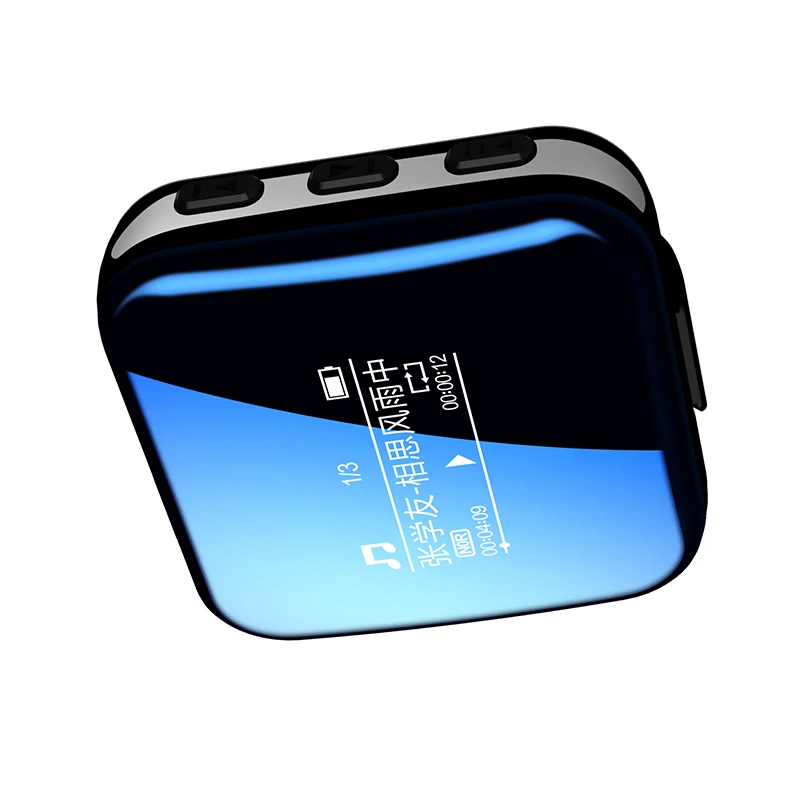 Yescool X1 8 ГБ MP3 музыкальный плеер Bluetooth hifi без потерь спортивный Цифровой Диктофон мини диктофон для бега