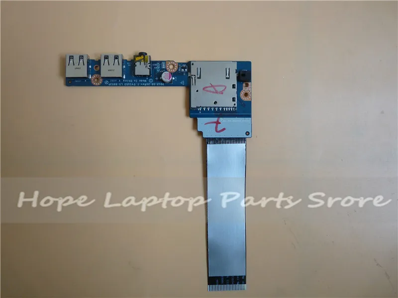 Новинка для Lenovo IdeaPad S300 S310 S400 S405 S410 S415 S435 S40 70 кардридер USB аудио Плата с ленточным LS