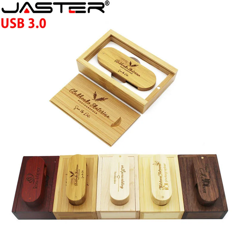 JASTER USB 3 0 флеш накопитель 64 ГБ с подарочной деревянной коробкой (более 5 шт.