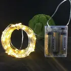Светодиодная гирлянда с питанием от батарейки АА, 10 м