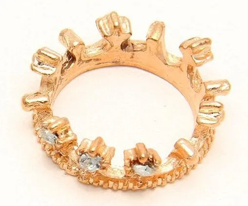 Новинка модное кольцо со вспышкой и короной ювелирные изделия блестящее