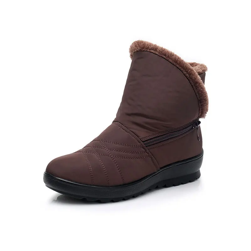 Новинка 2018 года зимние теплые хлопковые ботинки для мам Нескользящие