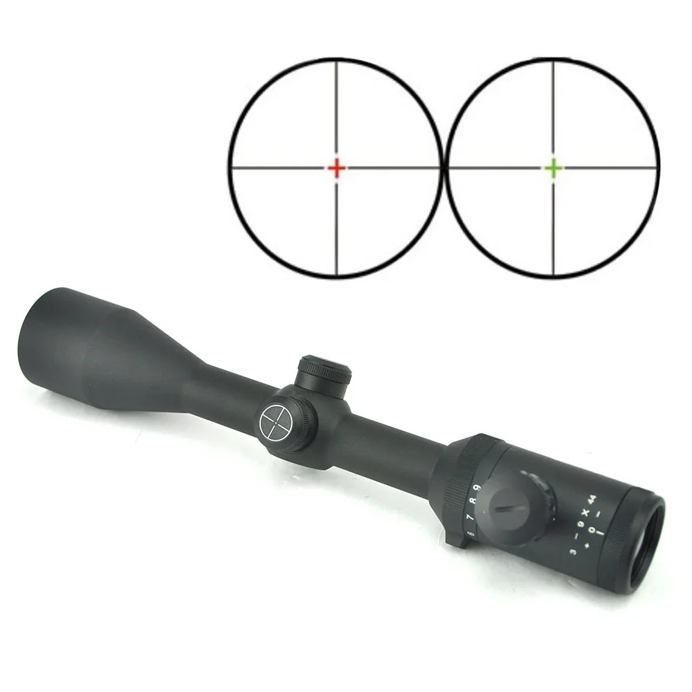 Price TOTEN 3 9x44 Hunting Riflescope 0.25MOA Crosshair Sniper Monotube Scope Laser Night Military Optics Sight For Ar15 M16 M14