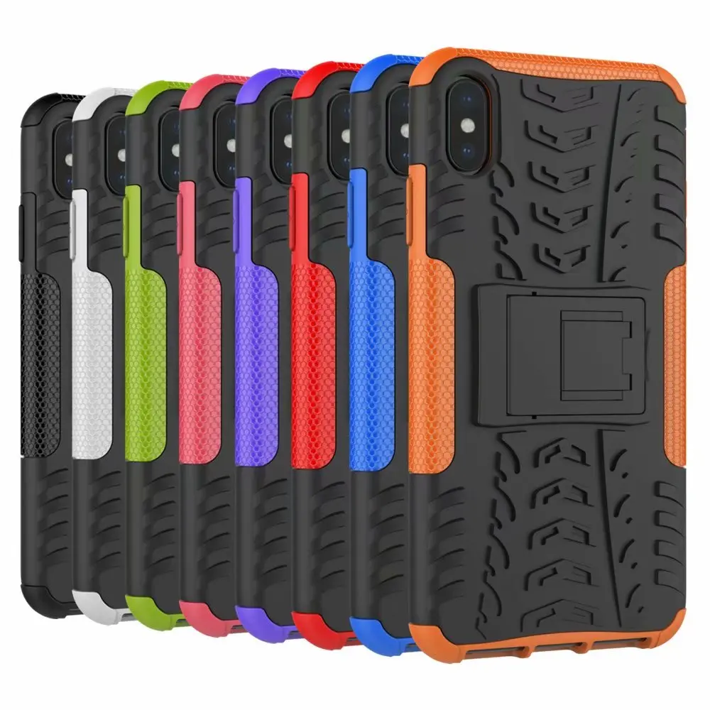 Case For iPhone 6 6s 7 8 Plus Shockproof Armor Hard PC Silicone X XS XR 11 Pro Max Phone Cases Cover Shell Coque |