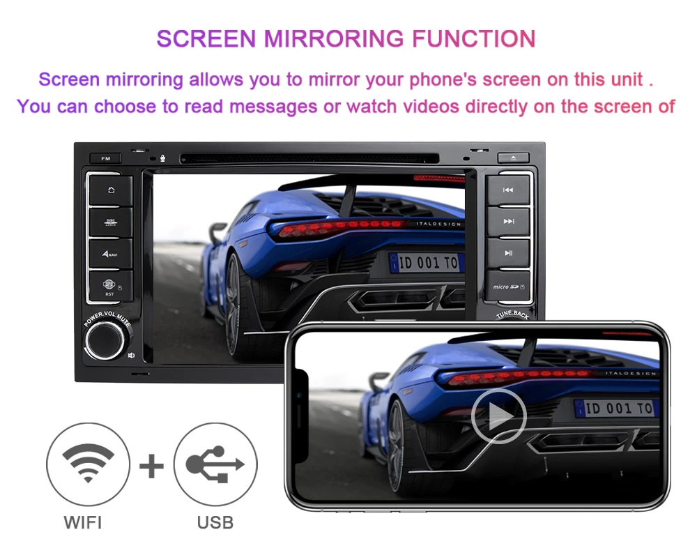 Xonrich Автомобильный мультимедийный плеер Android 9,0 2Din DVD Авторадио для VW Volkswagen Touareg Transporter T5 gps навигация Audio2G ram