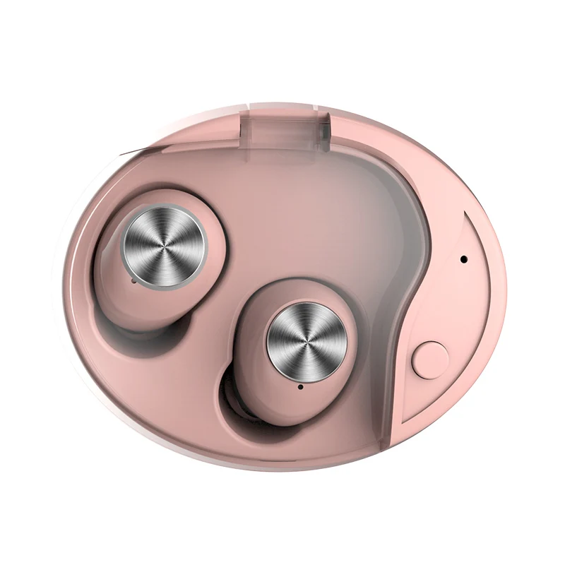 Розовый X28 Bluetooth 5,0 наушники стерео 3D музыка беспроводной с микрофоном IPX5 Водонепроницаемый шумоподавление CVC8.0 - Цвет: Розовый