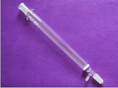 Лабораторная стеклянная вакуумная хроматографическая Колонка 400 мл с вакуумным