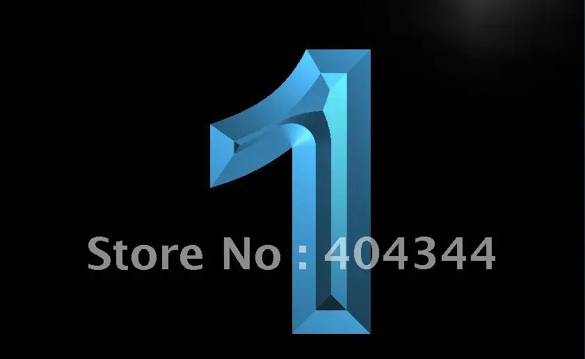

LB870- Number One 1 First Display Decor LED Neon Light Sign
