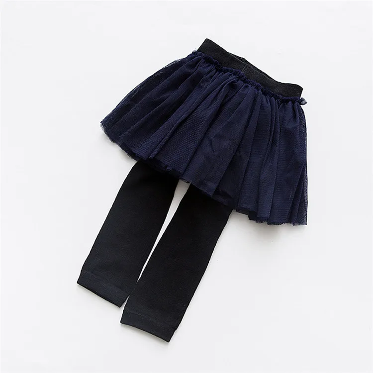 Kids Leggings for Girls Cotton Knit Lace Girl Leggings Children Toddler Legging Girl Spring Autumn Baby Girl Clothes For 1-8Year