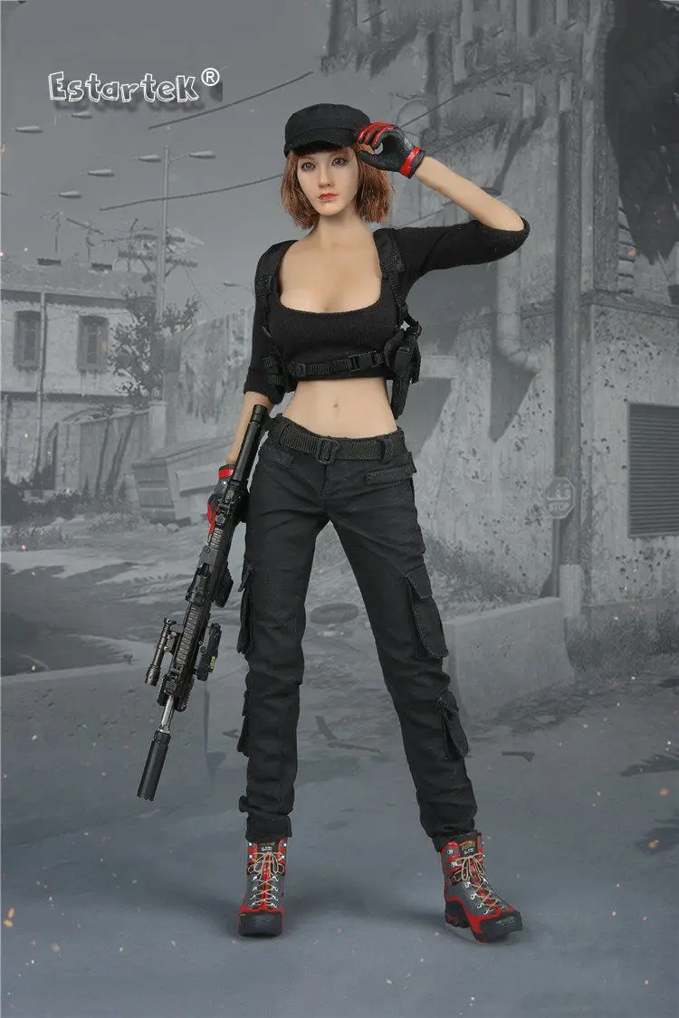 Estartek Fire Girl FG010 1/6 женский шутер комплект армейский зеленый черный Версия для 12