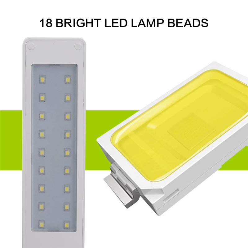 Складная Usb лампа для учебы 350lm Led 5v заряжаемая настольная мыши с температурой