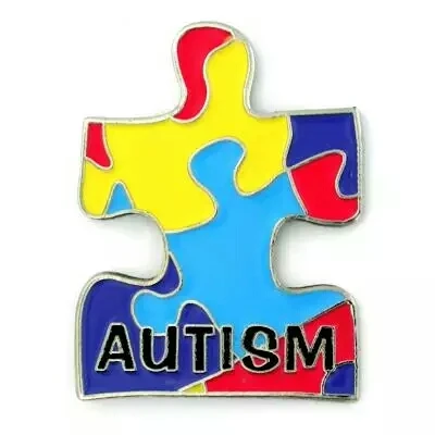 Значки на отворот с голубым аутистическим сердцем броши для мероприятий в