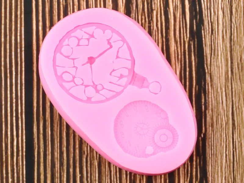 Clock Silicone Mold Watches Fondant Resin Fimo Clay Mould Cake Decorating Tools Kitchen Baking Chocolate Candy Moulds