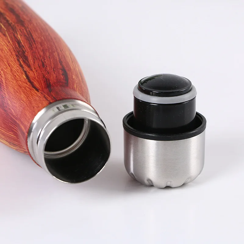

Creative Water Bottle BPA free Vacuum Cup Double Wall Stainless Steel Insulated Cup Travel Outdoor Sports Thermos Bottle