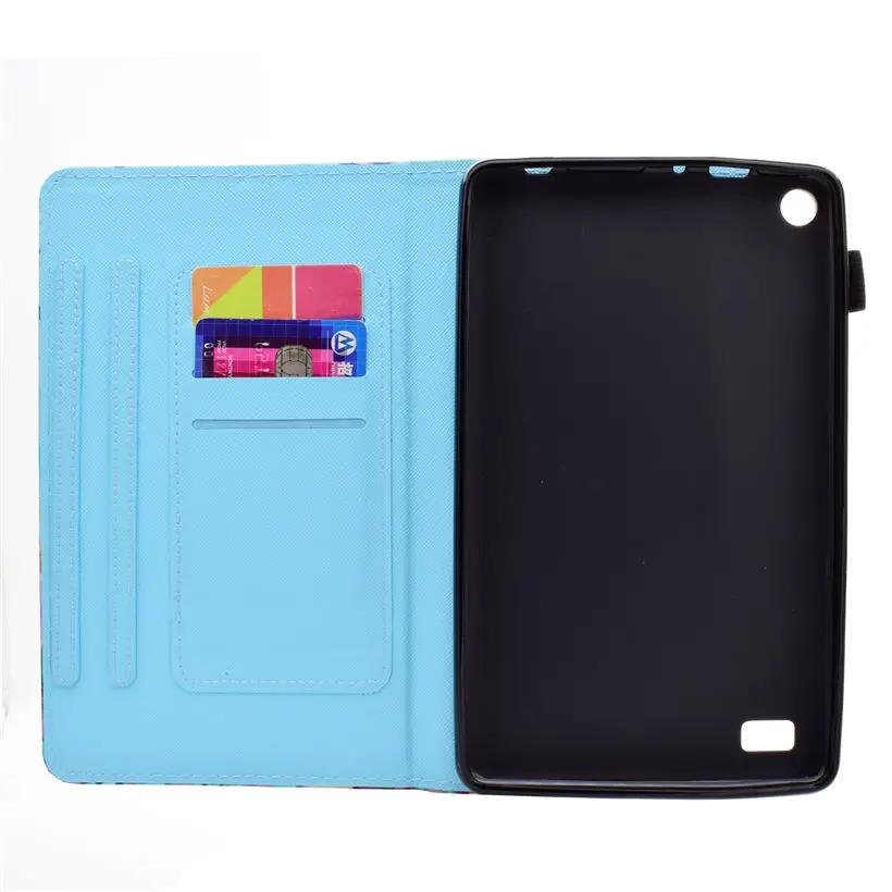 Чехол для Amazon Kindle Fire 7 чехол 2015 5 го поколения Модный с рисунком кошки силиконовый