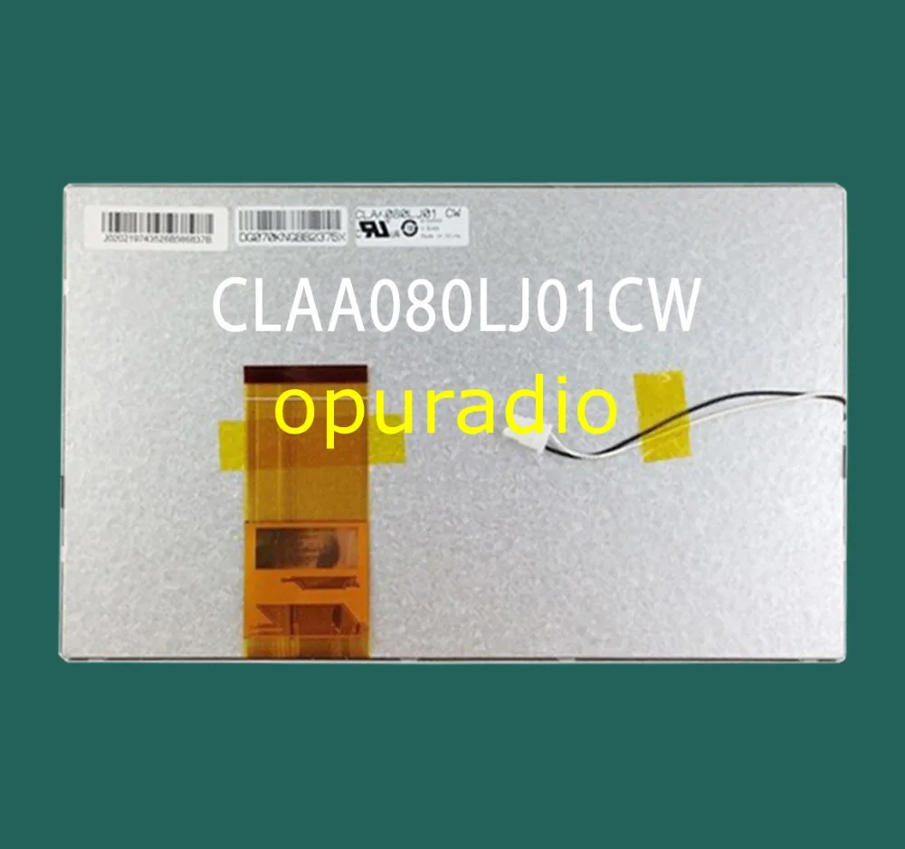 Оригинальный Новый CPT 8 0 дюймовый TFT ЖК-экран CLAA080LJ01CW 800 RGB * 480 WVGA без сенсорной