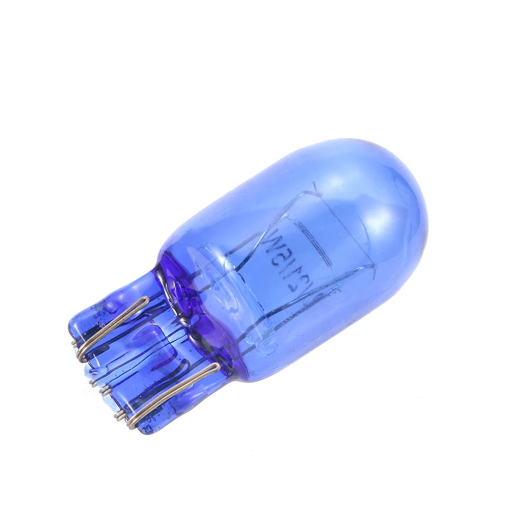 

2pcs New Arrival T20 7443 W21/5W Halogen White DRL Turn Signal Stop Brake Tail Light Bulb Car Lamp Light Headlight Bulbs