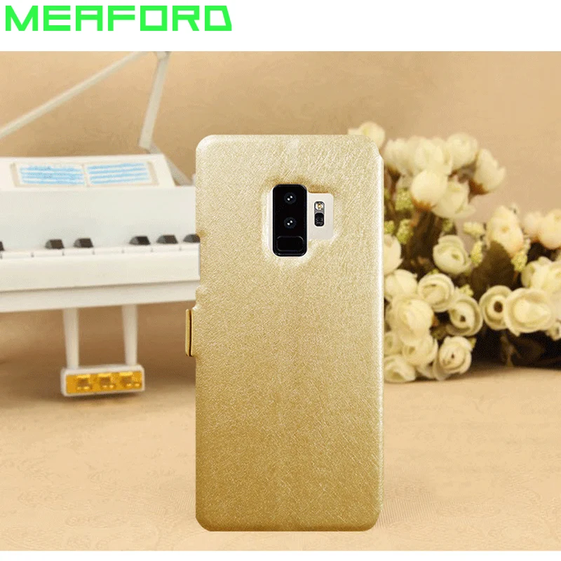 Для Samsung Galaxy J4 2018 чехол с окошком быстрого ответа кожаный флип для телефона Coque