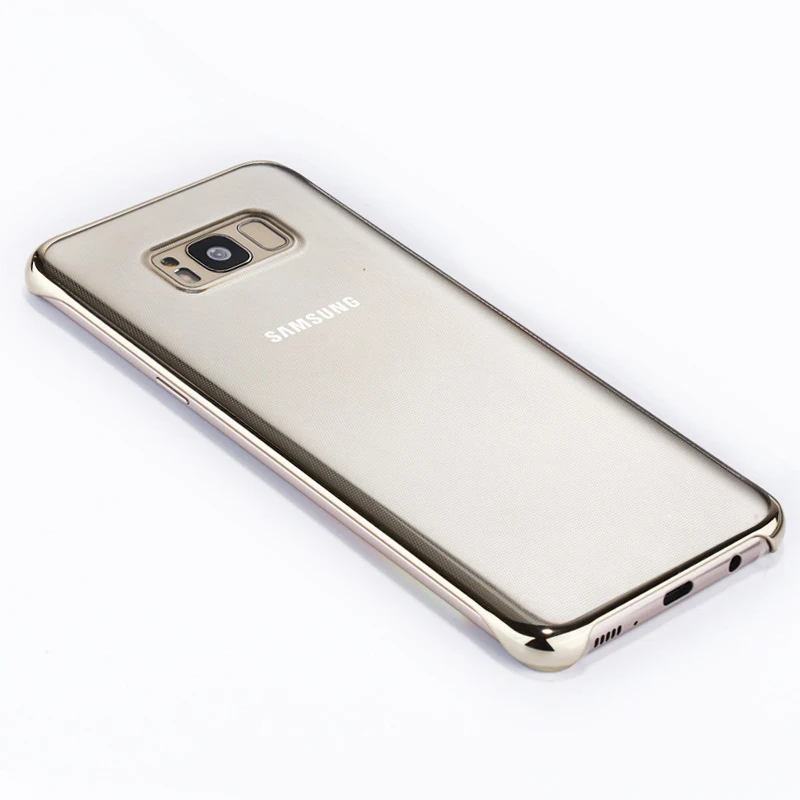 Чехол для Samsung S8 S 8 plus Прозрачный ударопрочный жесткий чехол прозрачный ПК Galaxy S8Plus
