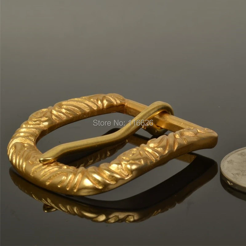 Винтажный ремень из твердой латуни с тотемным узором Женская Пряжка кожаные