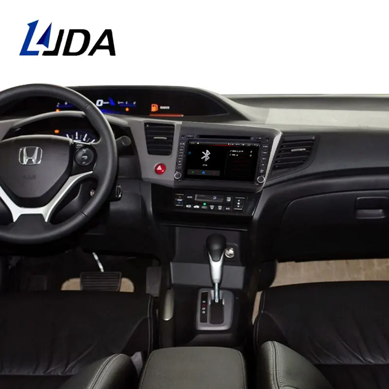 Автомагнитола Carplay DSP 2 Din Android 11 0 для HONDA Civic 2012-2015 Wi-Fi автомобильный мультимедийный