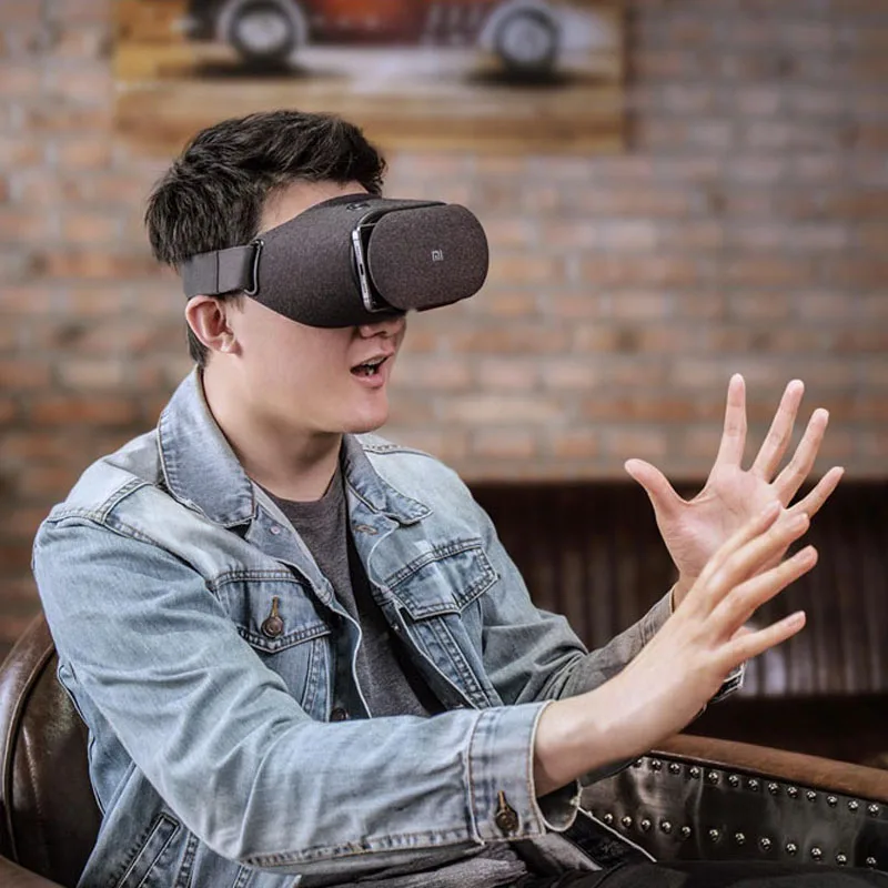 Оригинальный Xiaomi VR Play 2 виртуальной реальности 3D очки гарнитура Mi Play2 с